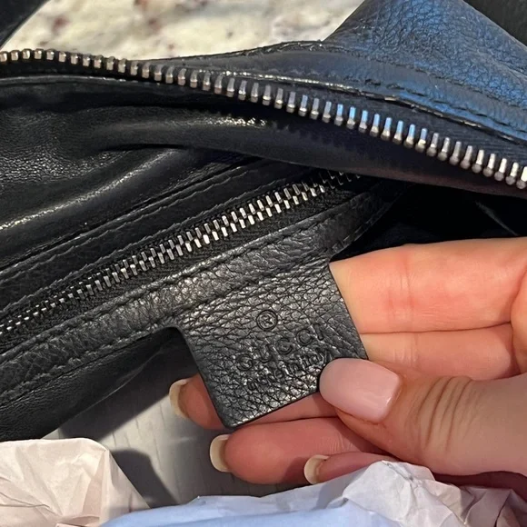 .Gucci Black Icon Bit Boston Shoulder Bag - Picture 9 of 15